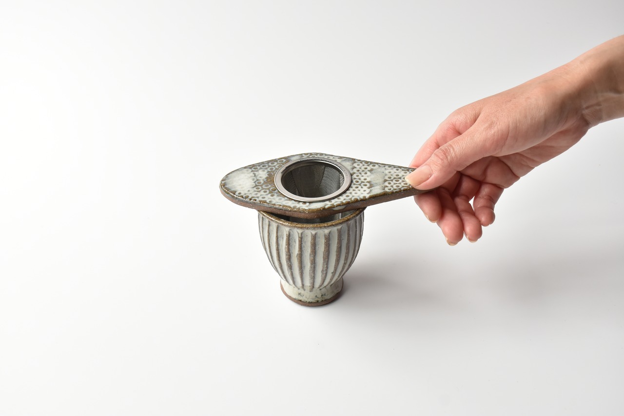 小代瑞穂窯 / 福田るい : チャプチャプ (茶漉し) #165