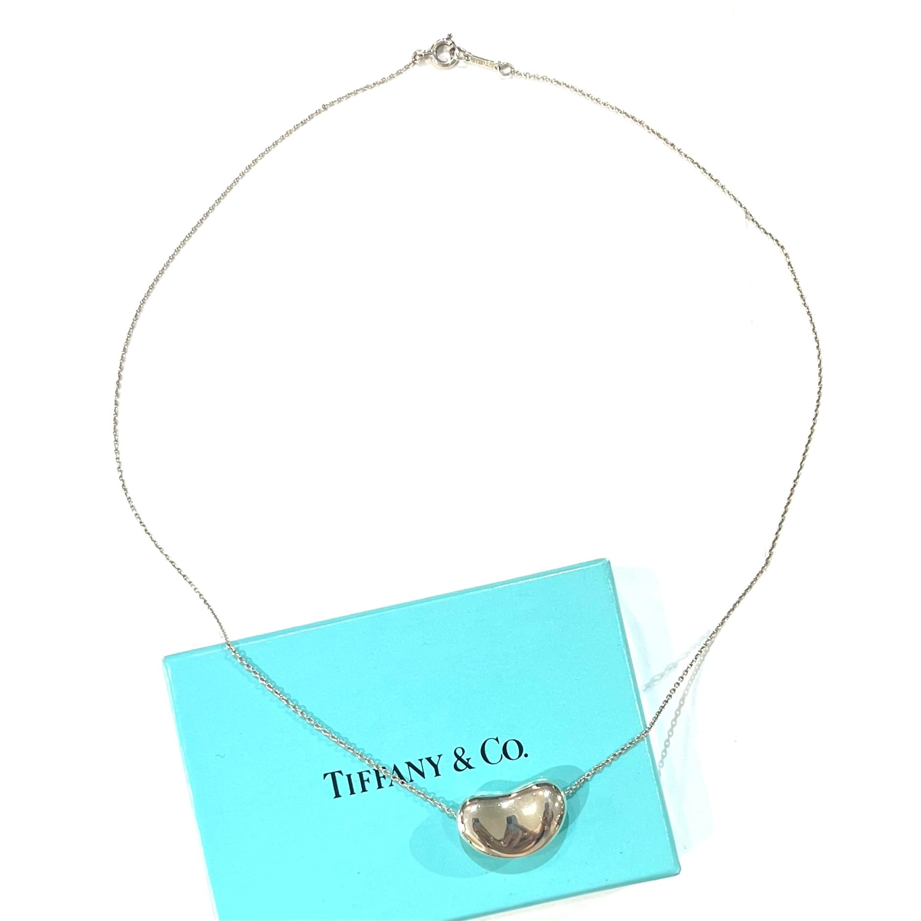TIFFANY&CO.】2383 幸福ビーン ネックレス／Elsa Peretti／自然美と