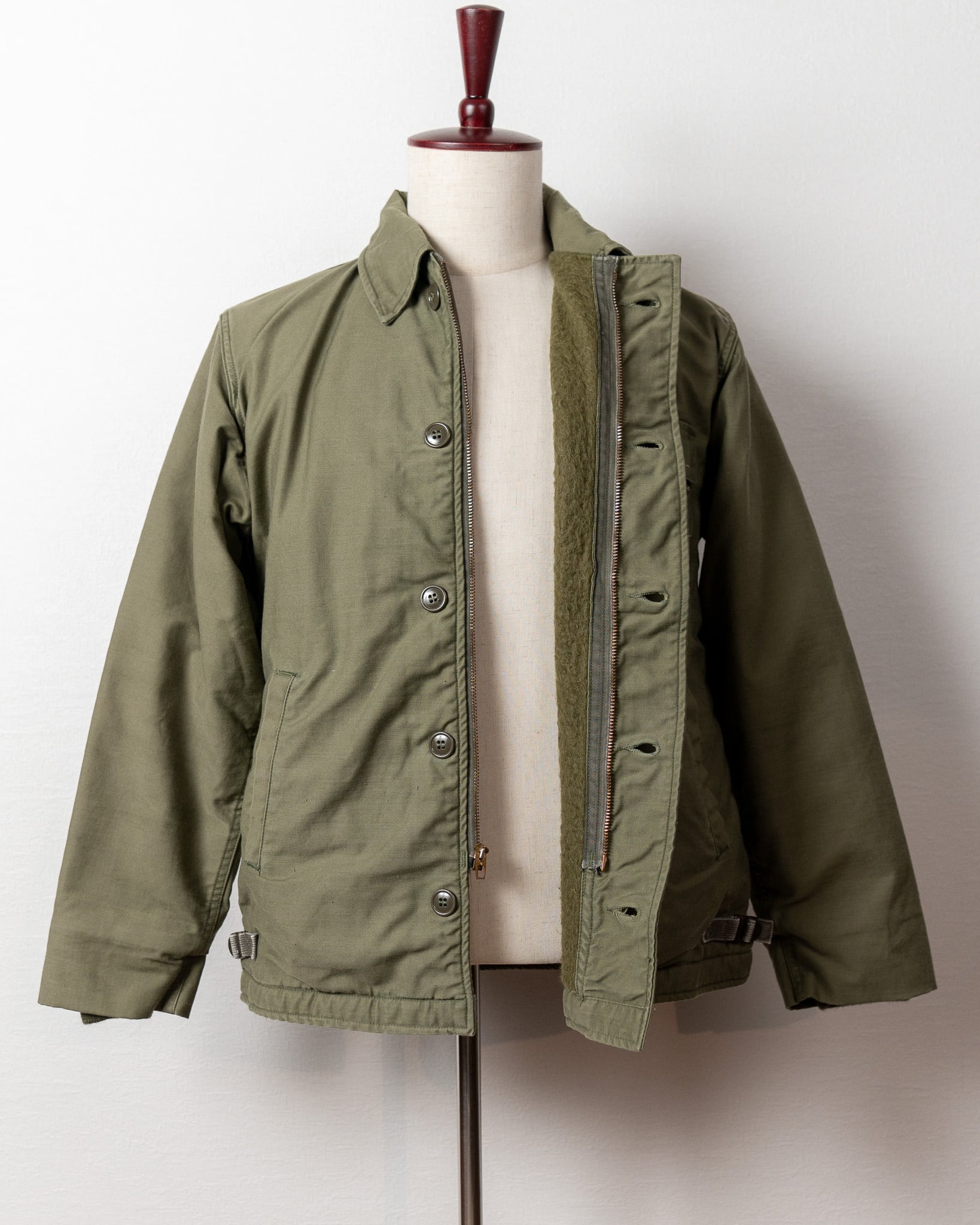 MEDIUM】U.S.Navy A-2 Deck Jacket 