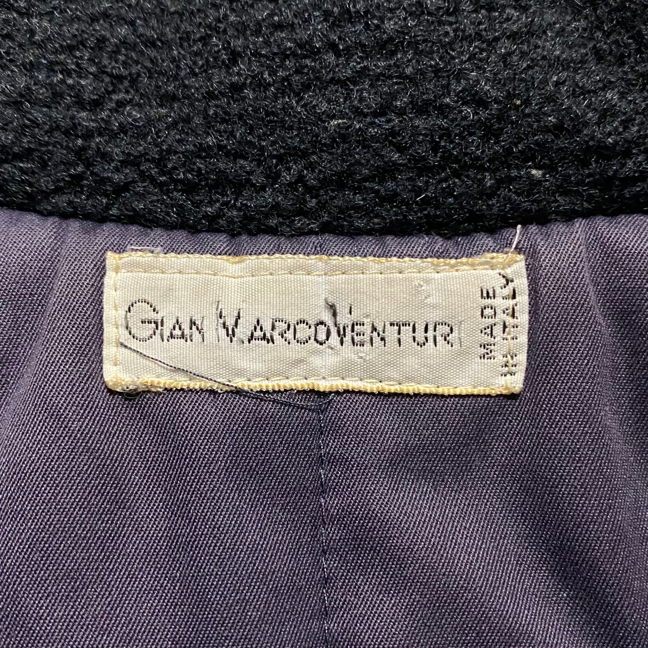 vintage GIAN MARCO VENTURI knit switching padding jacket | NOIR ONLINE