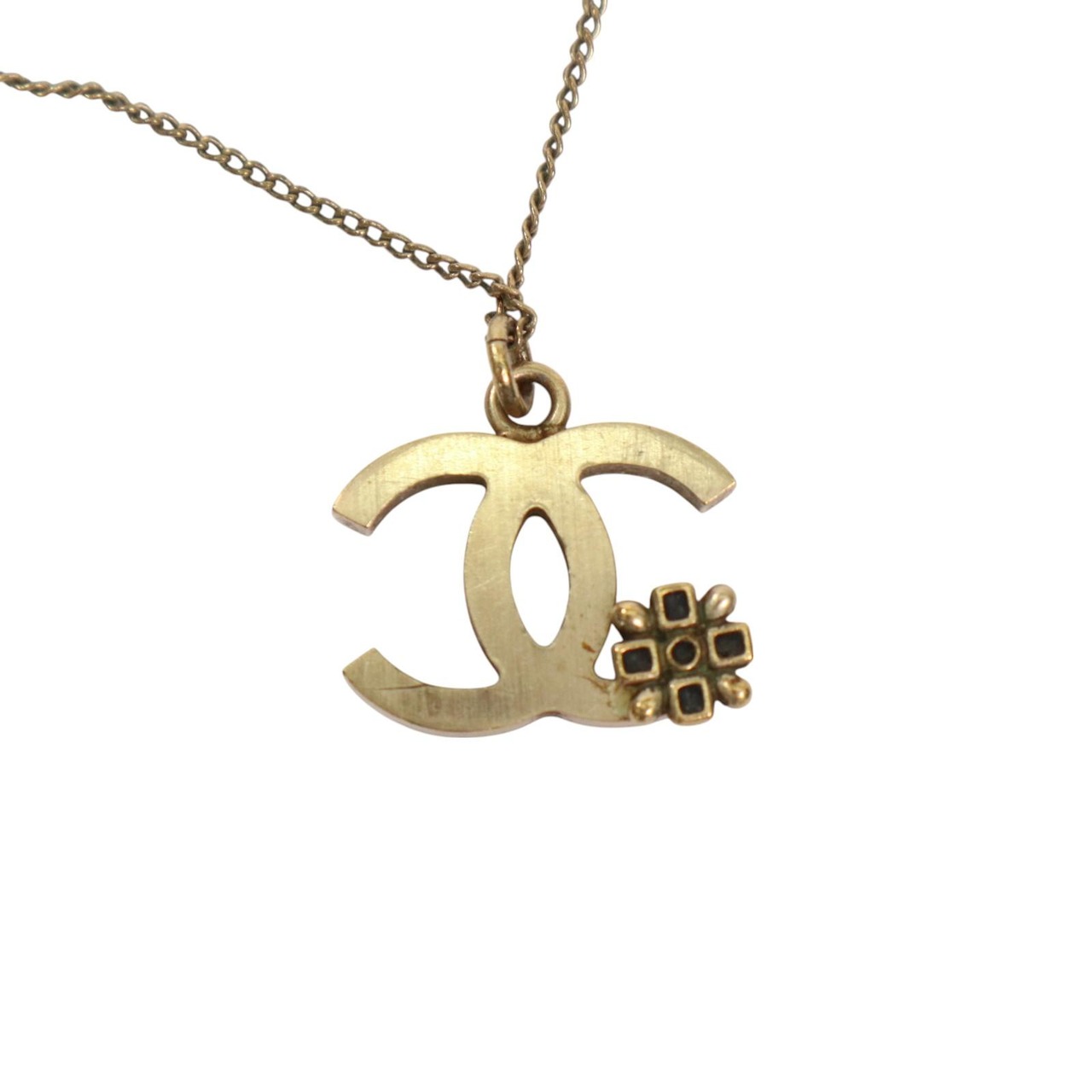 【最終処分SALE】CHANEL シャネル ココマーク   ネックレス ゴールド A-6993