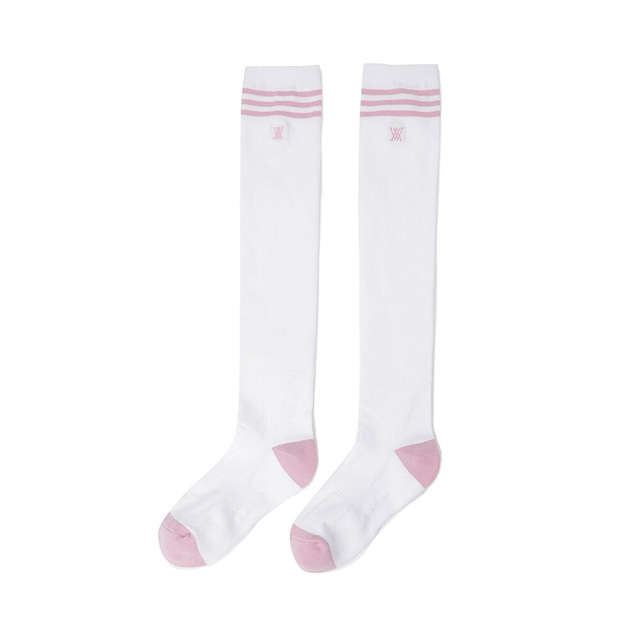 ANEW WOMEN COOLNESS SEE-THROUGH KNEE HIGH [サイズ: F (AGDUWSC06PIF)] [カラー: PINK]