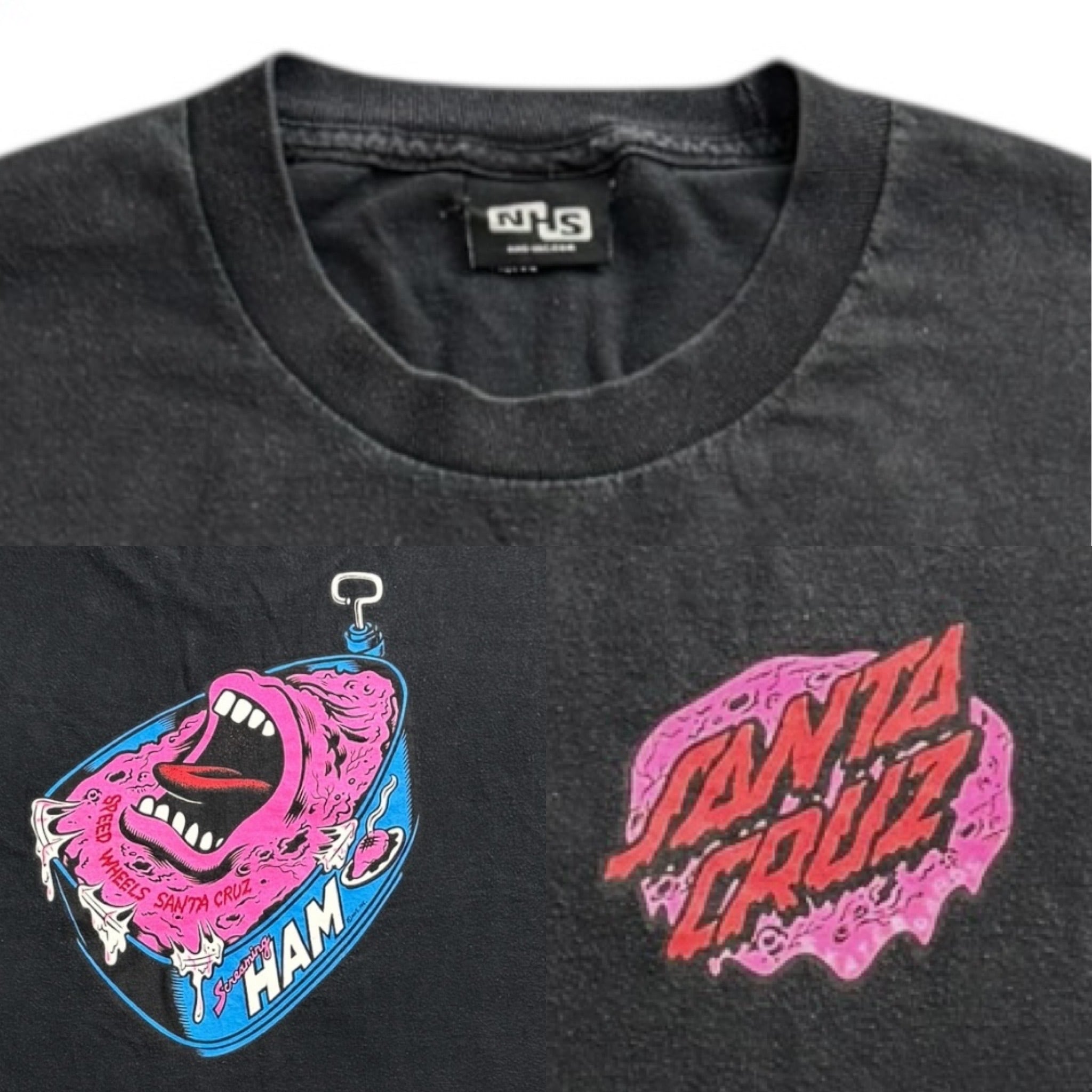 当時物 90's サンタクルーズ 赤ハンド NHS タグ 当時物 90's サンタ