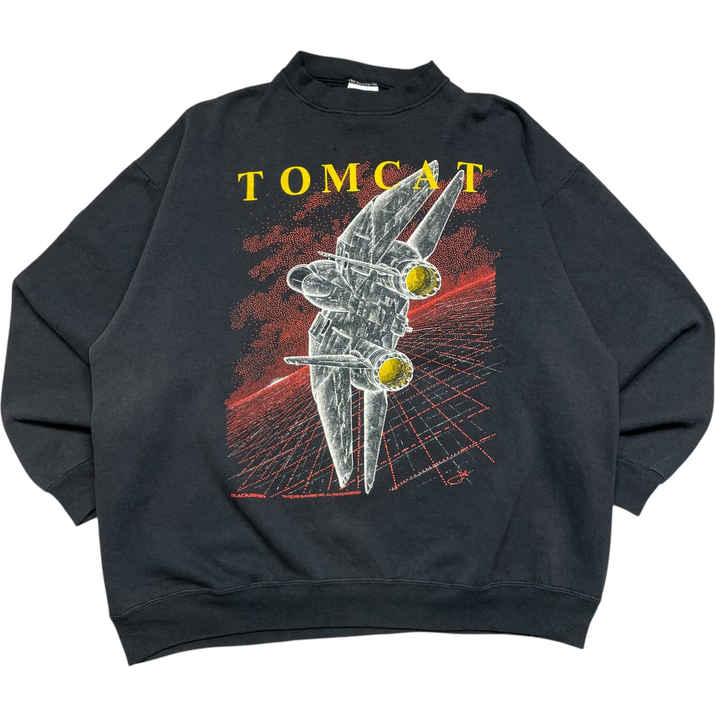 《XXL》 TULTEX タルテックス スウェット TOMCAT トップガンの戦闘機 90年代 vintage no.5882