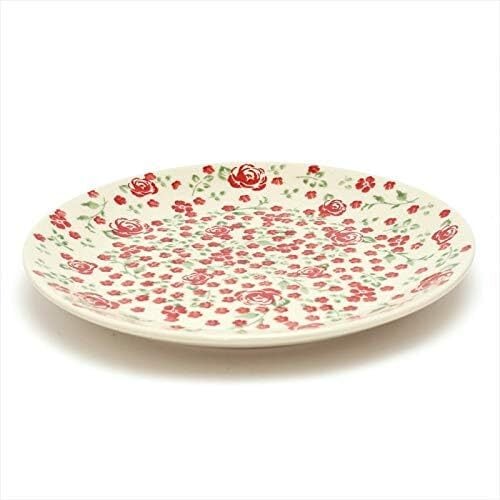 ポーリッシュポタリー プレート 22cm 中皿 T134-GZ34 花柄デザイン