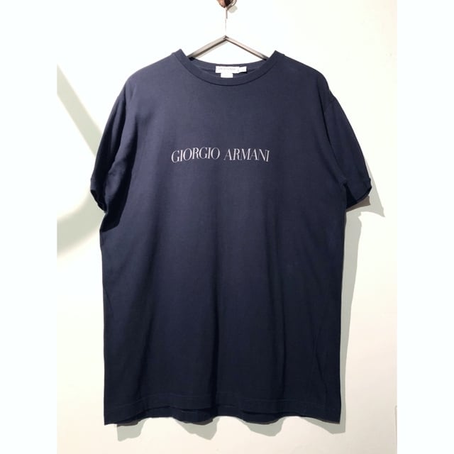 90s GIORGIO ARMANI ジョルジオ アルマーニ ロゴプリントTシャツ