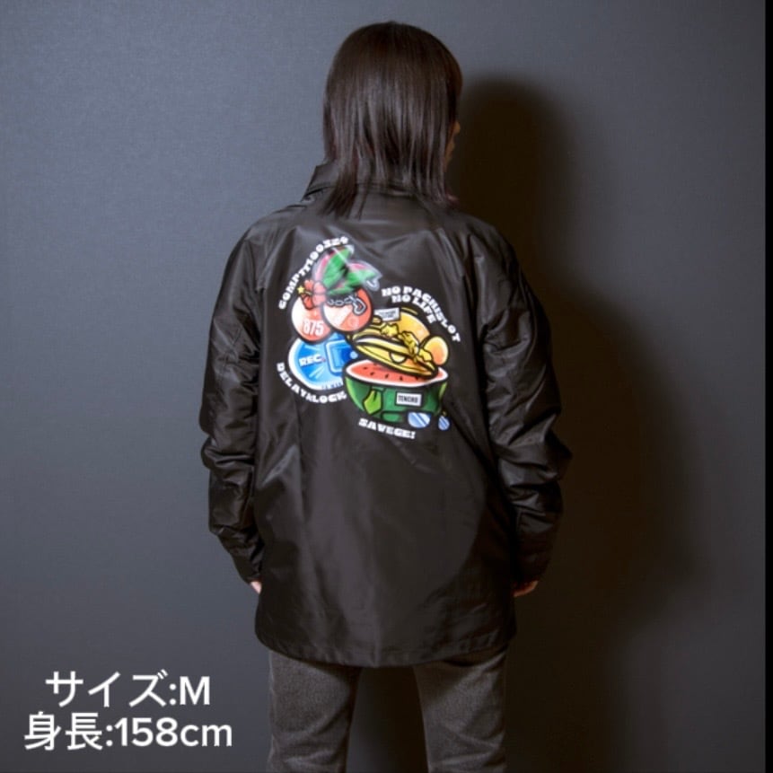 図柄ロゴコーチジャケット(ボア裏地付き) | ゆるバナちゃんねるストア