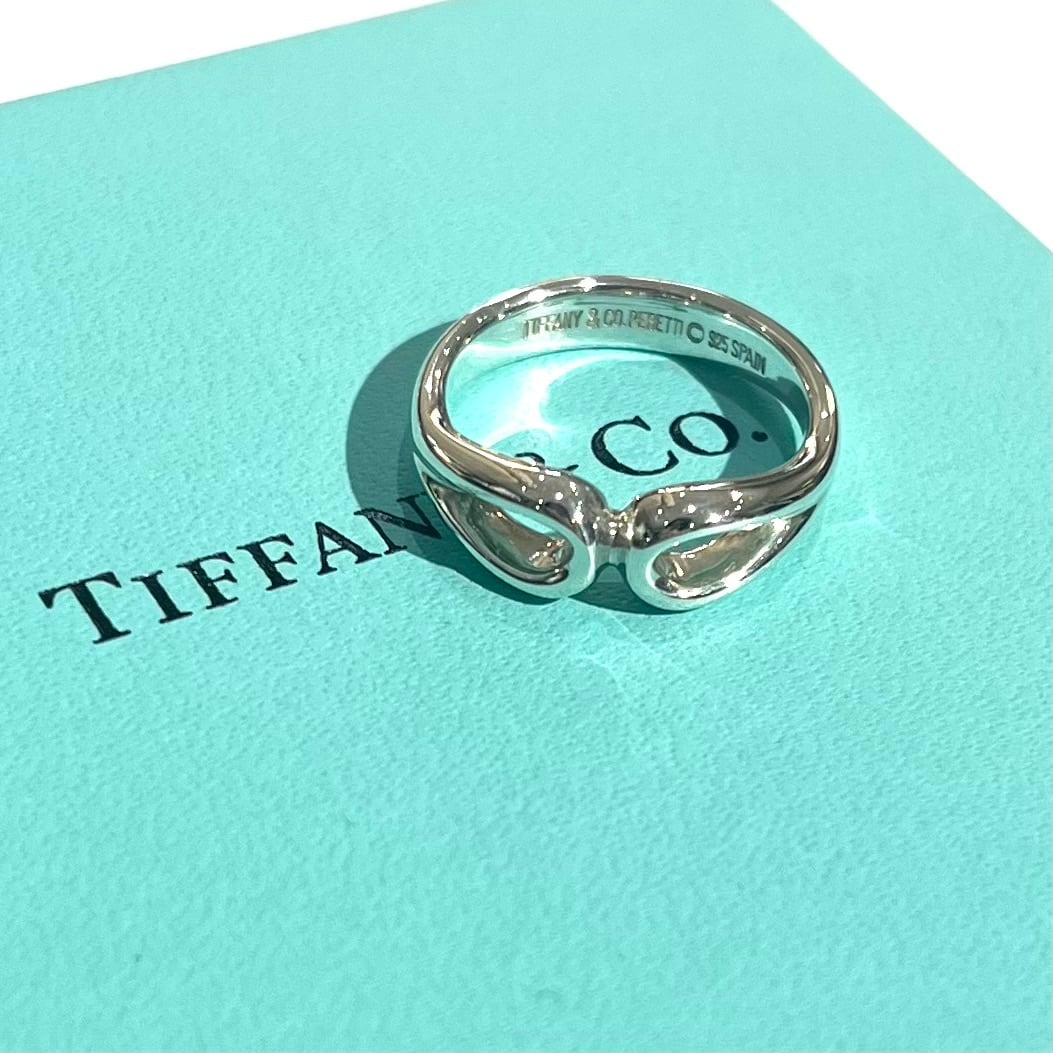 Tiffany シルバーリング　16号　ヴィンテージ　ティファニー　希少デザイン Tiffany シルバーリング 16号 ヴィンテージ ティファニー 希少デザイン