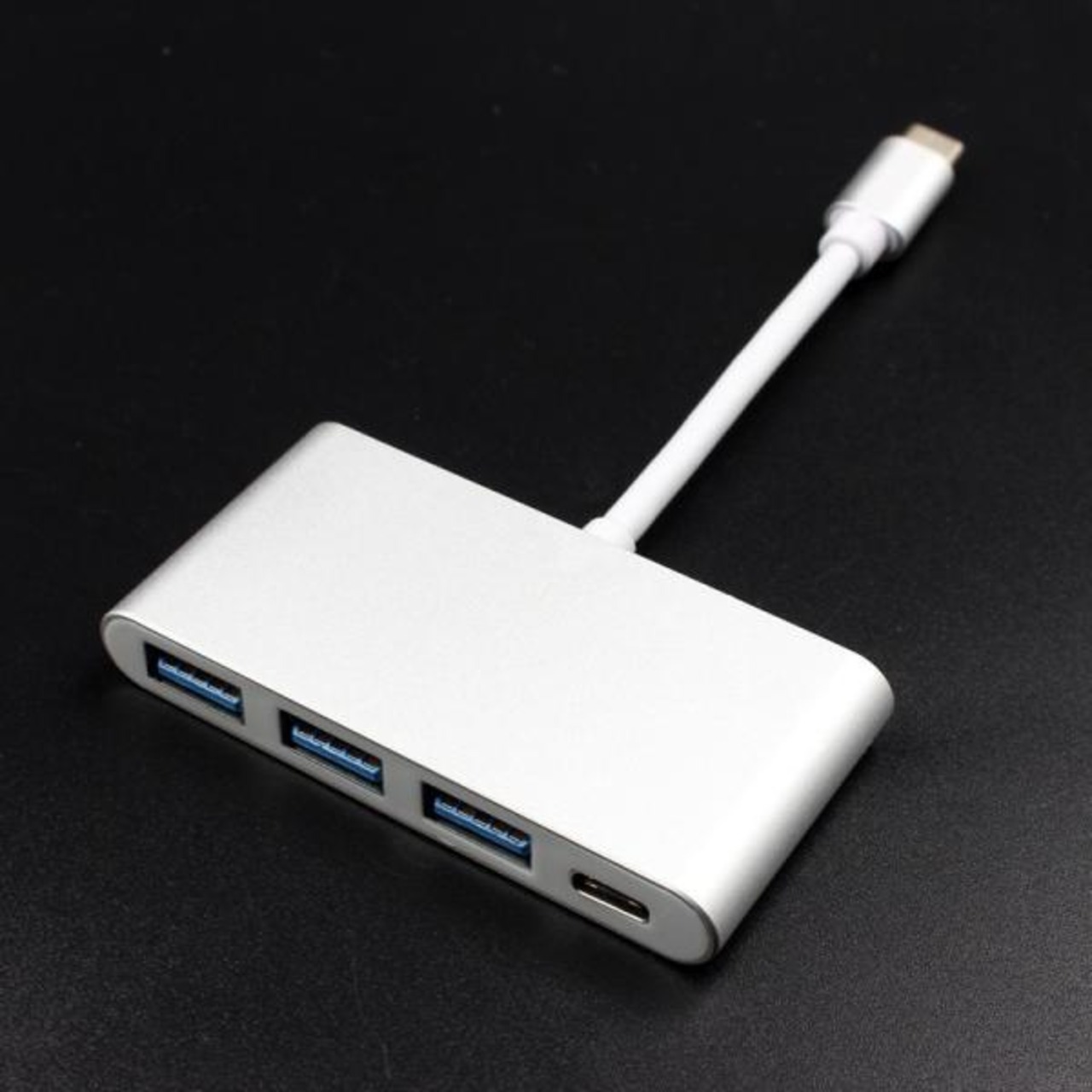 Formosa Japan USB-C USB 3.0 3ポート HUB ハブ アダプター シルバー