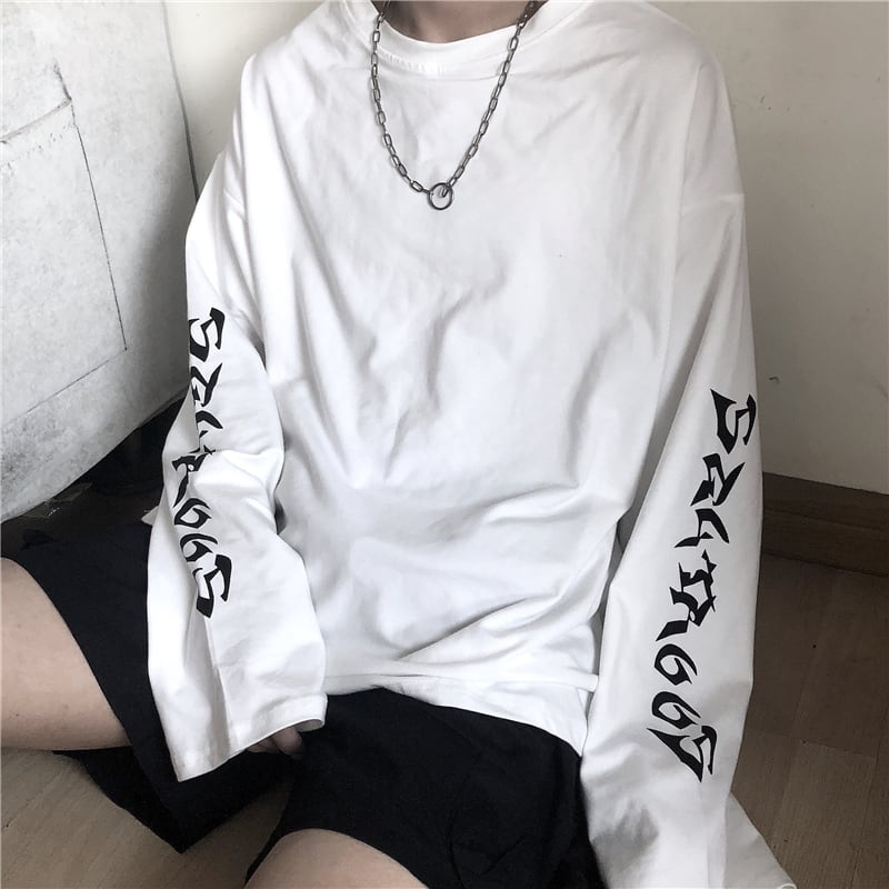 スリーブロゴロングTシャツ DTX1058 | Détox