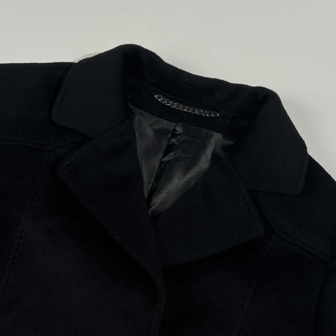 PIACENZA ピアチェンツァ otta of switzerland ウール コート /ブラック レディース