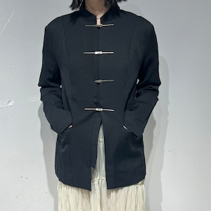 【lanan only】silver design button jacket