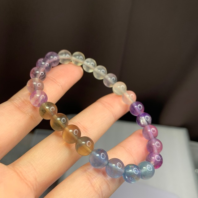 b212 ダークキャンディフローライトブレスレット