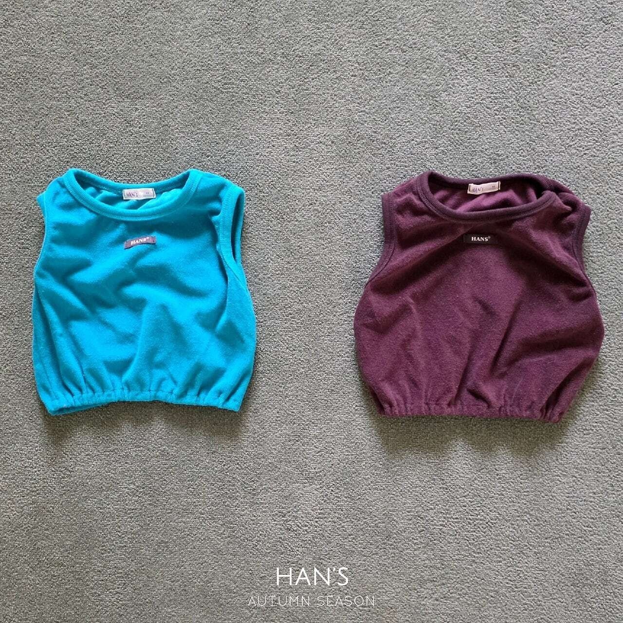【取寄/韓国直送】Hans テリータンクトップ|秋服|韓国子供服|26/AT
