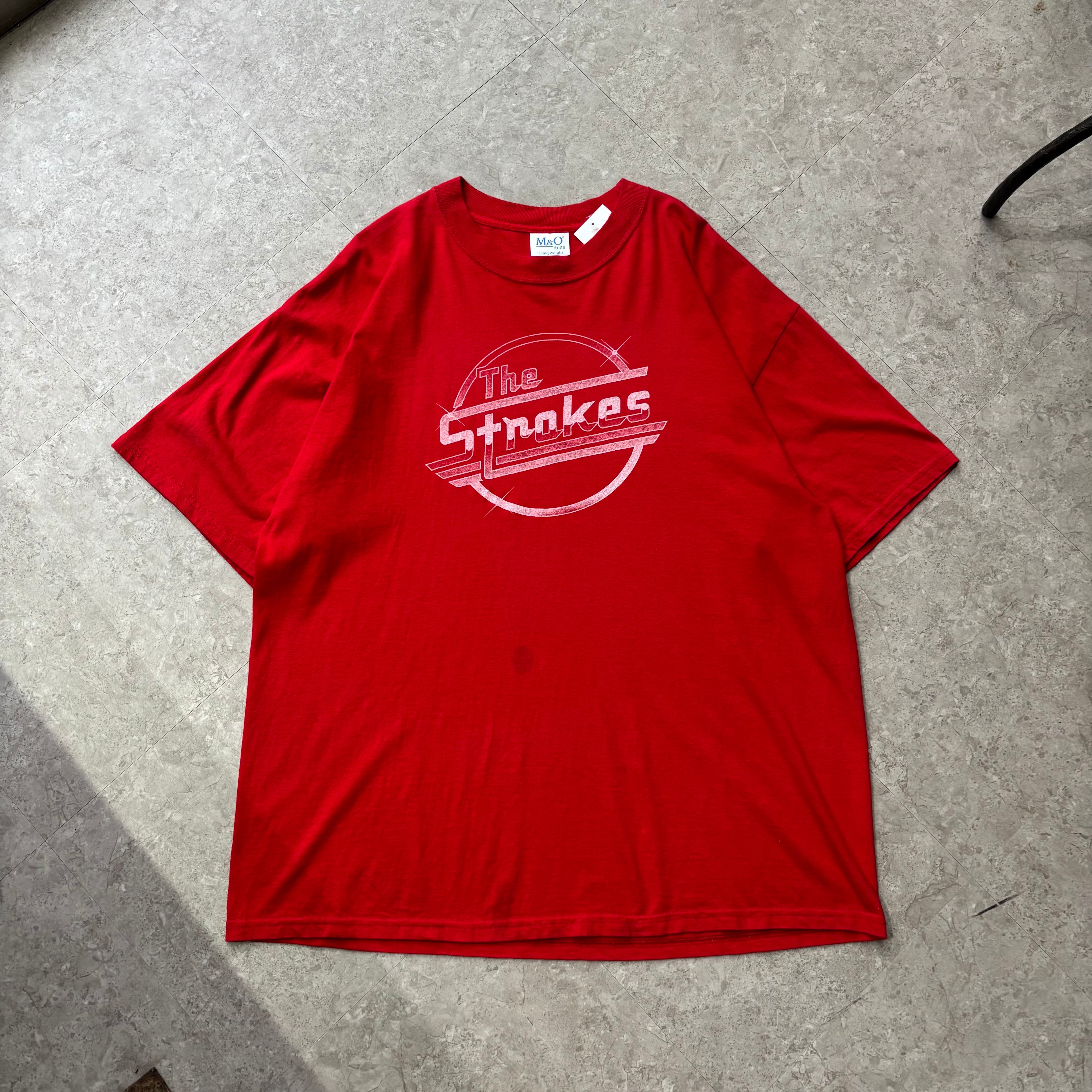 00s The Strokes logo T-shirt "red" 【仙台店】