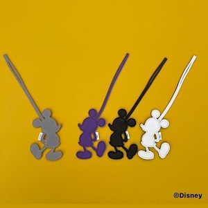 kotty Disney ミッキー シルエットチャーム シュリンクレザー