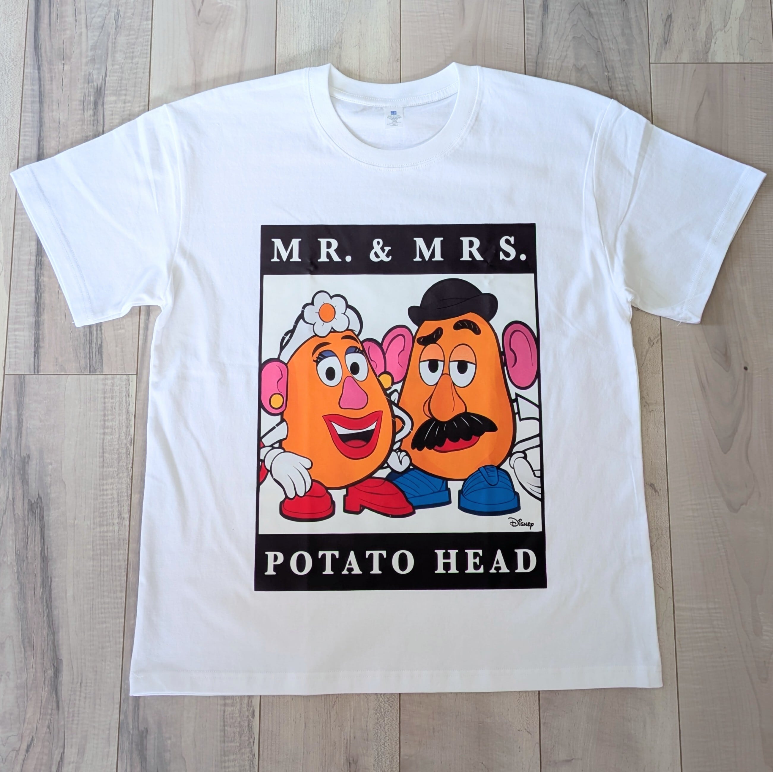 【 Toy Story（ トイ・ストーリー ) 】『 Mr. & Mrs. Potatohead 』ポテトヘッド / Tシャツ〚アメリカン雑貨 アメトイ〛