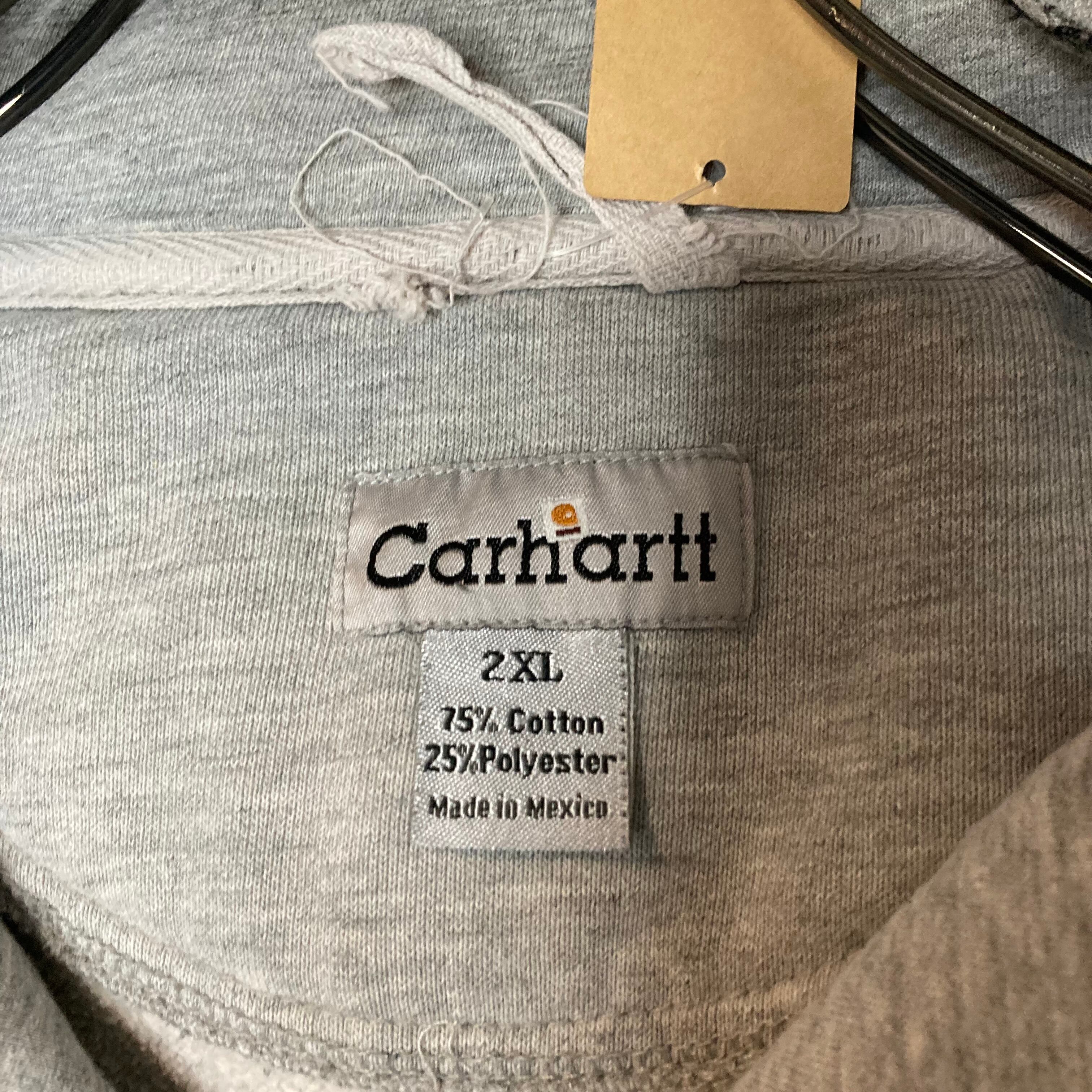 【入手困難‼︎】Carhartt◎XXL 企業 ジップ スウェット B242