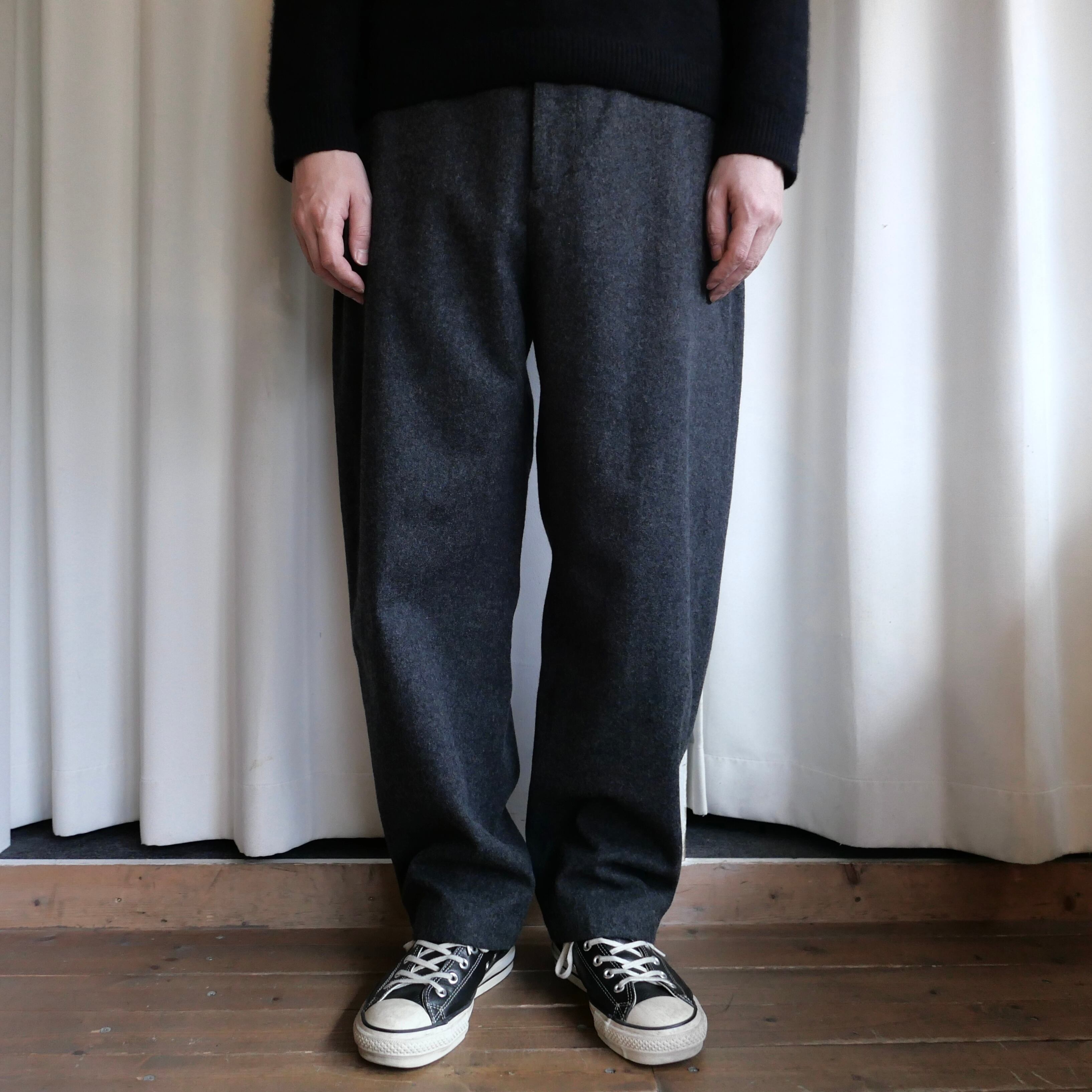 JIL SANDER 24AW WOOL FLANNEL PANTS | safarionline