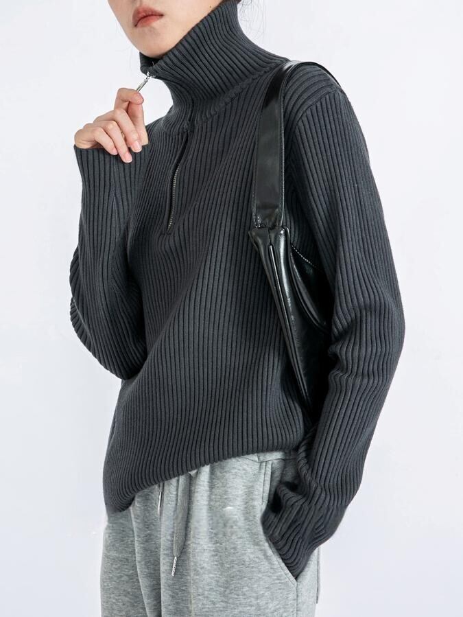 Half zip knit（ハーフジップニット）c-202 | konotoki