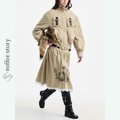 都市の気配をたゆたわせるプリーツミディスカート《B0068》