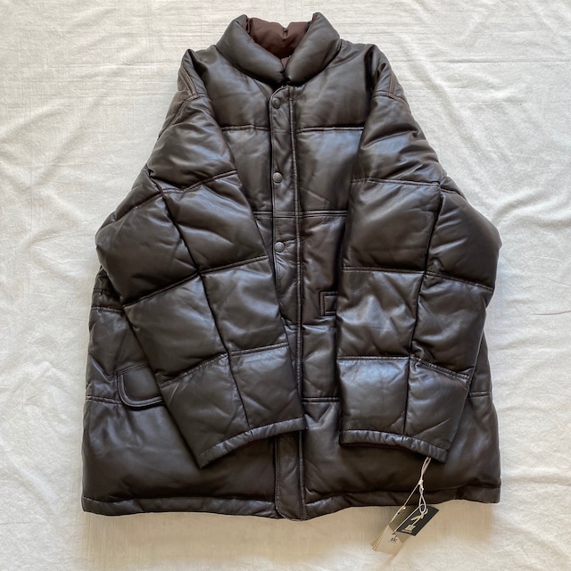 【Archive】70s-80s- "HAI SPORTING GEAR" Leather Down Jacket ke5010