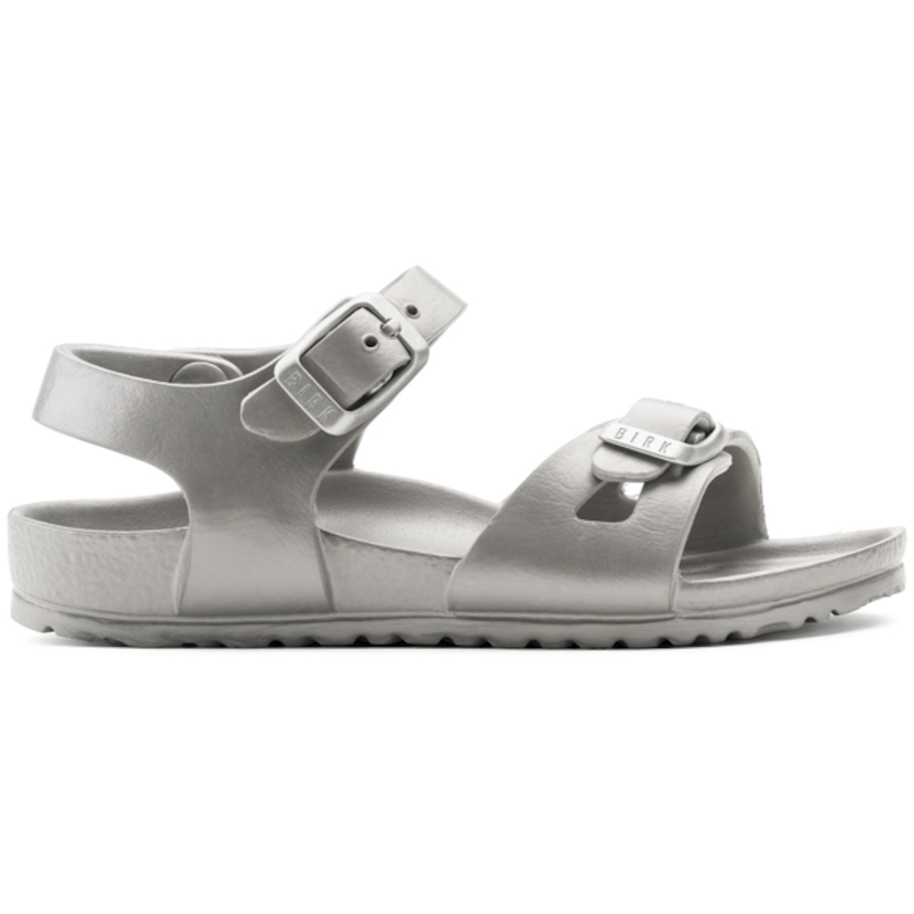 ［BIRKENSTOCK］Rio／リオEVA キッズ｜Metallic Silver（メタリックシルバー）