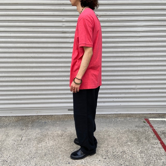 『送料無料』新品タグ付き　Lacoste ワンポイントロゴTシャツ　L シロップピンク