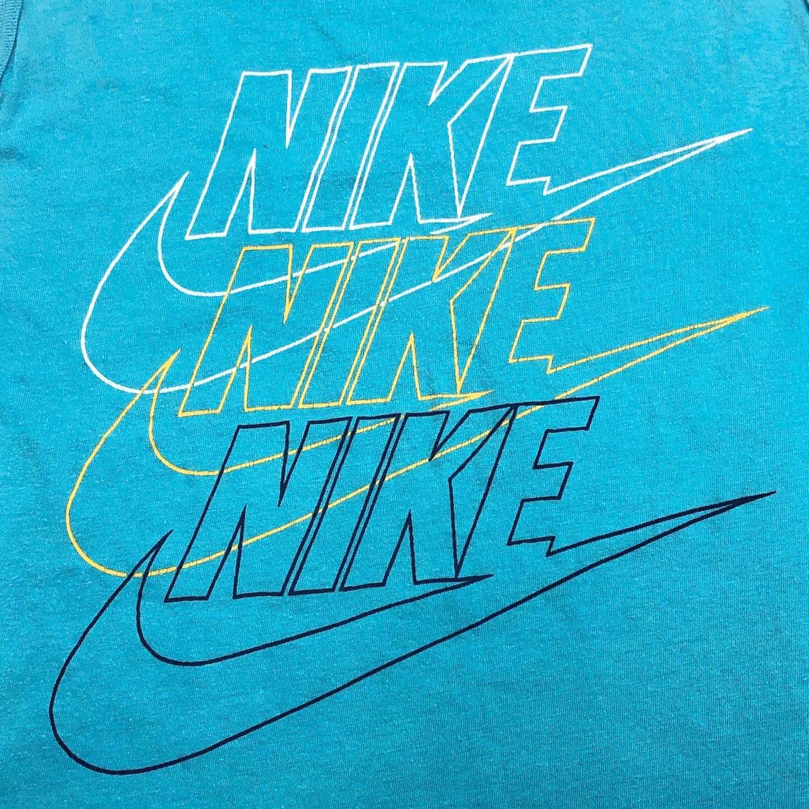 NIKE ナイキ 80年代 イタリア製 紺タグ 3連 トリプル スウッシュ ロゴ