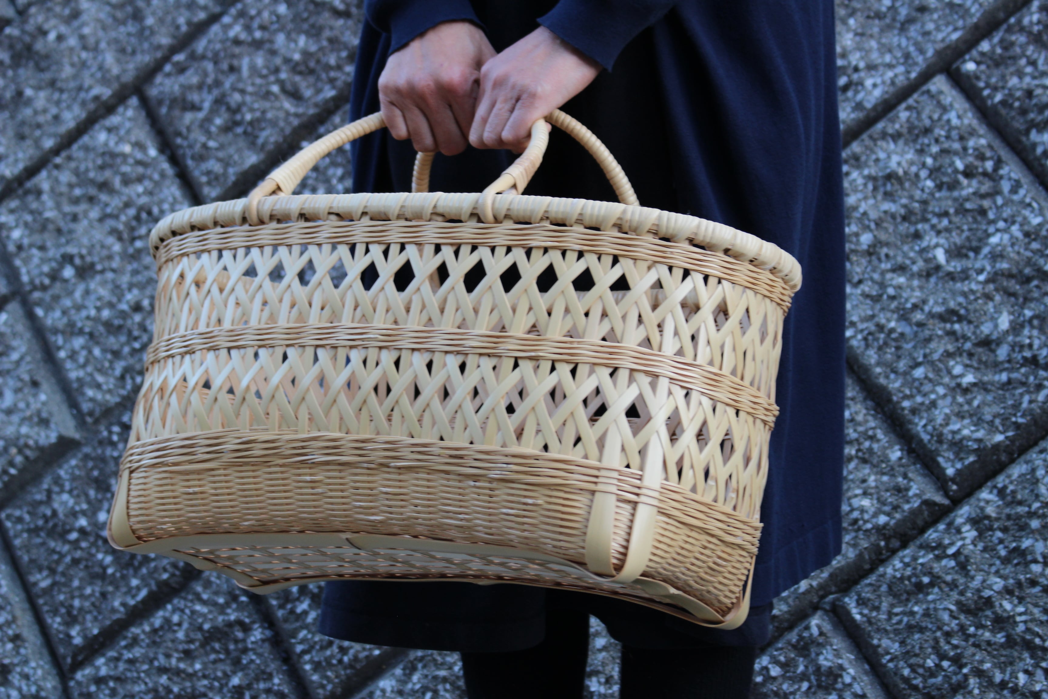 竹聲館　ござ目編み買い物かご ござ目編み買い物かご 小 | 竹聲館公式オンラインストア