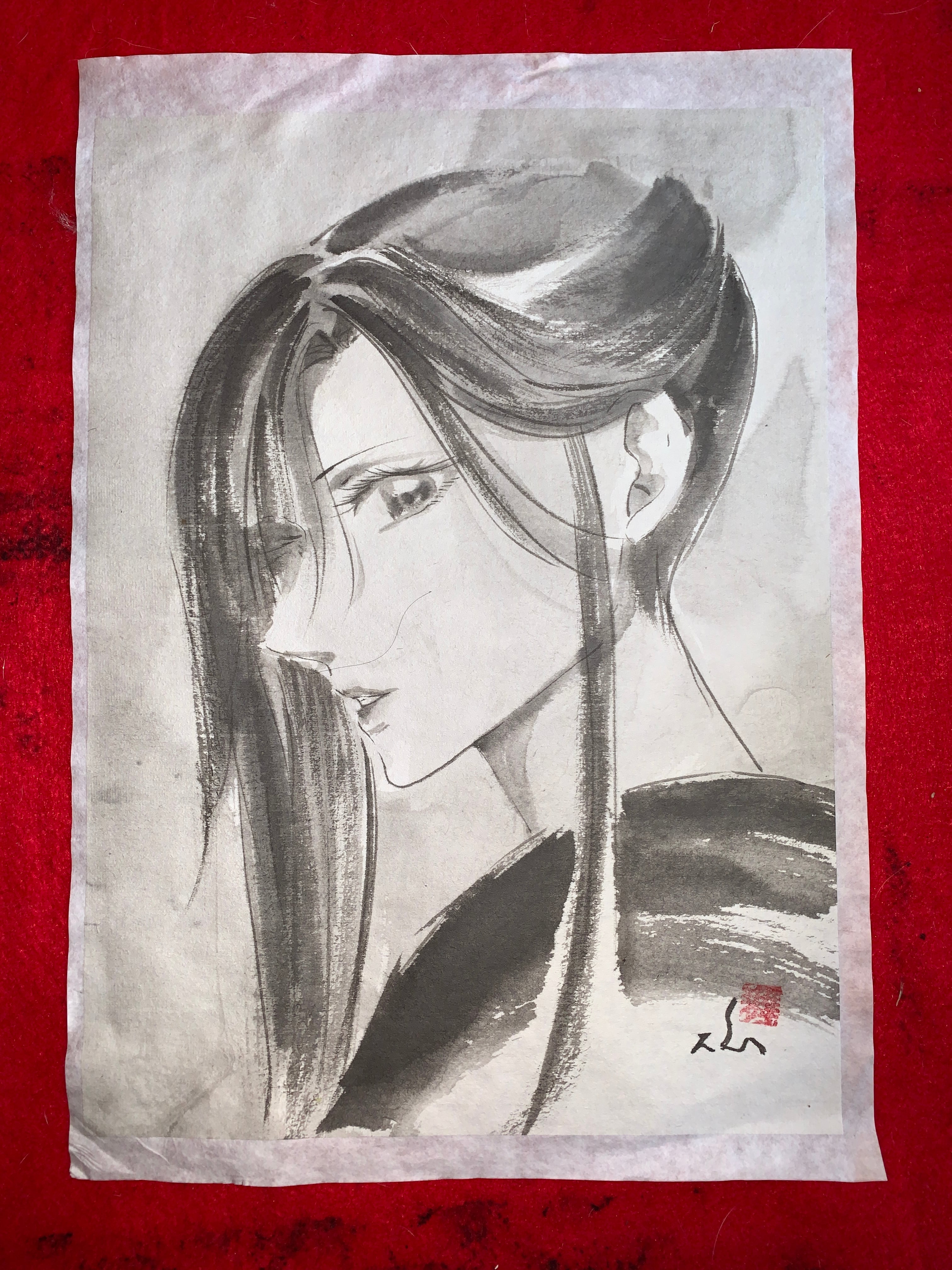 肉筆画 墨絵 水墨画 原画 現品限り 北斗の拳 馬 黒王号 | まさい屋 肉筆画 墨絵 水墨画 原画 現品限り 北斗の拳 馬 黒王号 | まさい屋