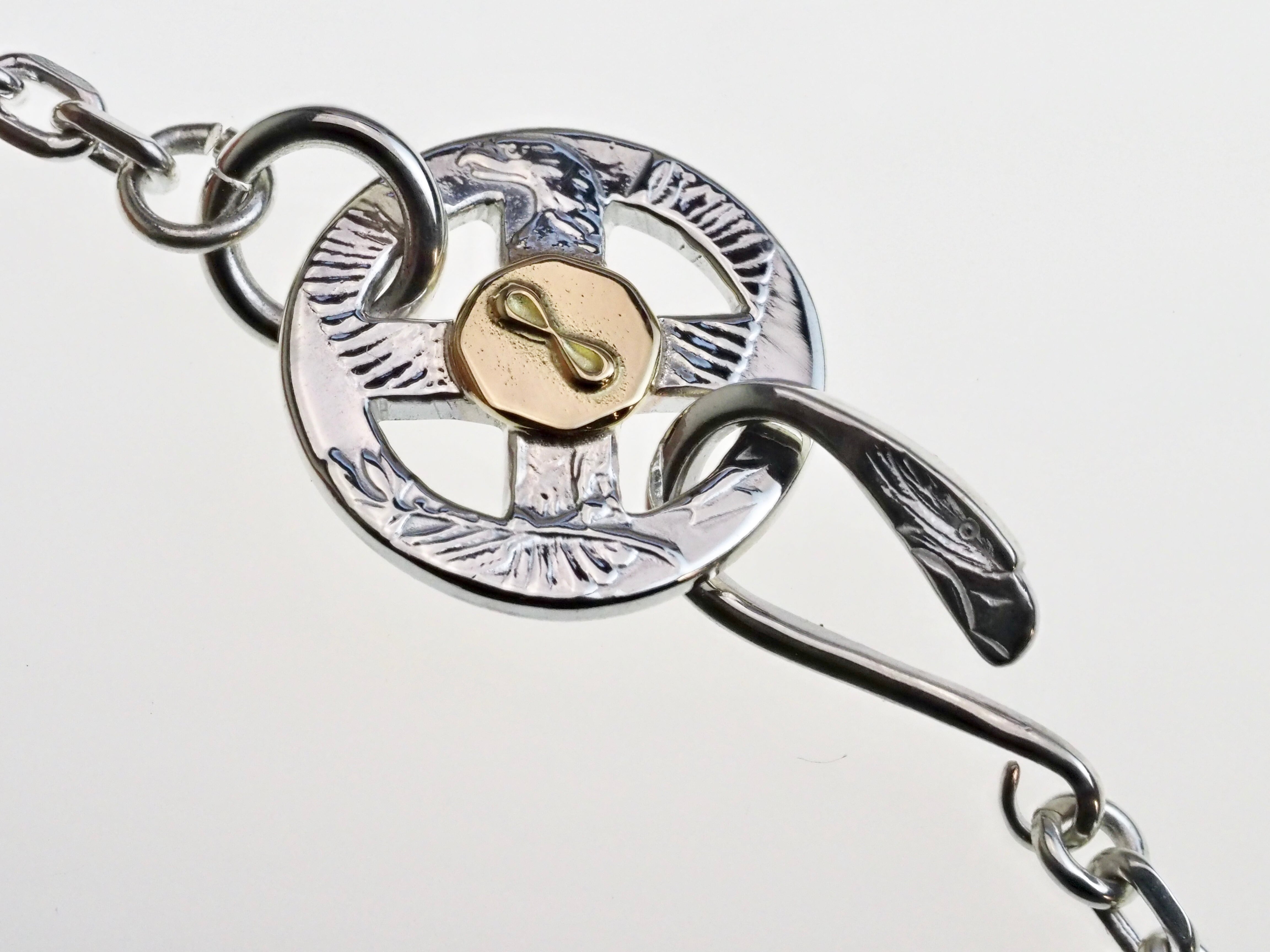 C-010 chain L 50cm ( Round) +Eagle Hook +Morgan Wheel | WAKAN