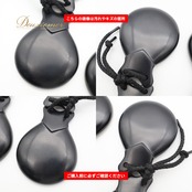 フラメンコ 小物 HERNANDEZ パリージョ カスタネット ブラック系 楽器 小道具 舞台 ペア 両手 黒 紫 白 ケース ケース付き 発表会 レッスン 練習 ダンス小物 パフォーマンス フラメンコ用品 パープル系 ホワイト系