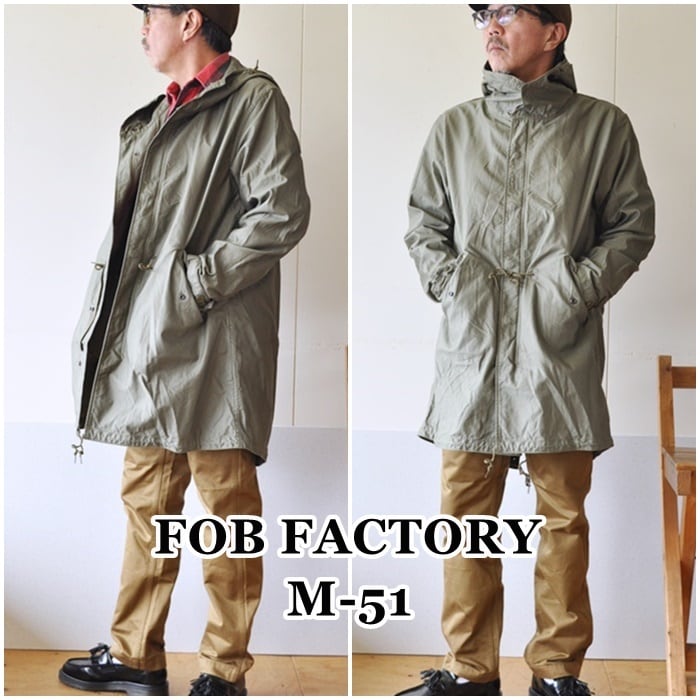 【FOBFACTORY】F2402 M-51 SHELL PARKA M-51