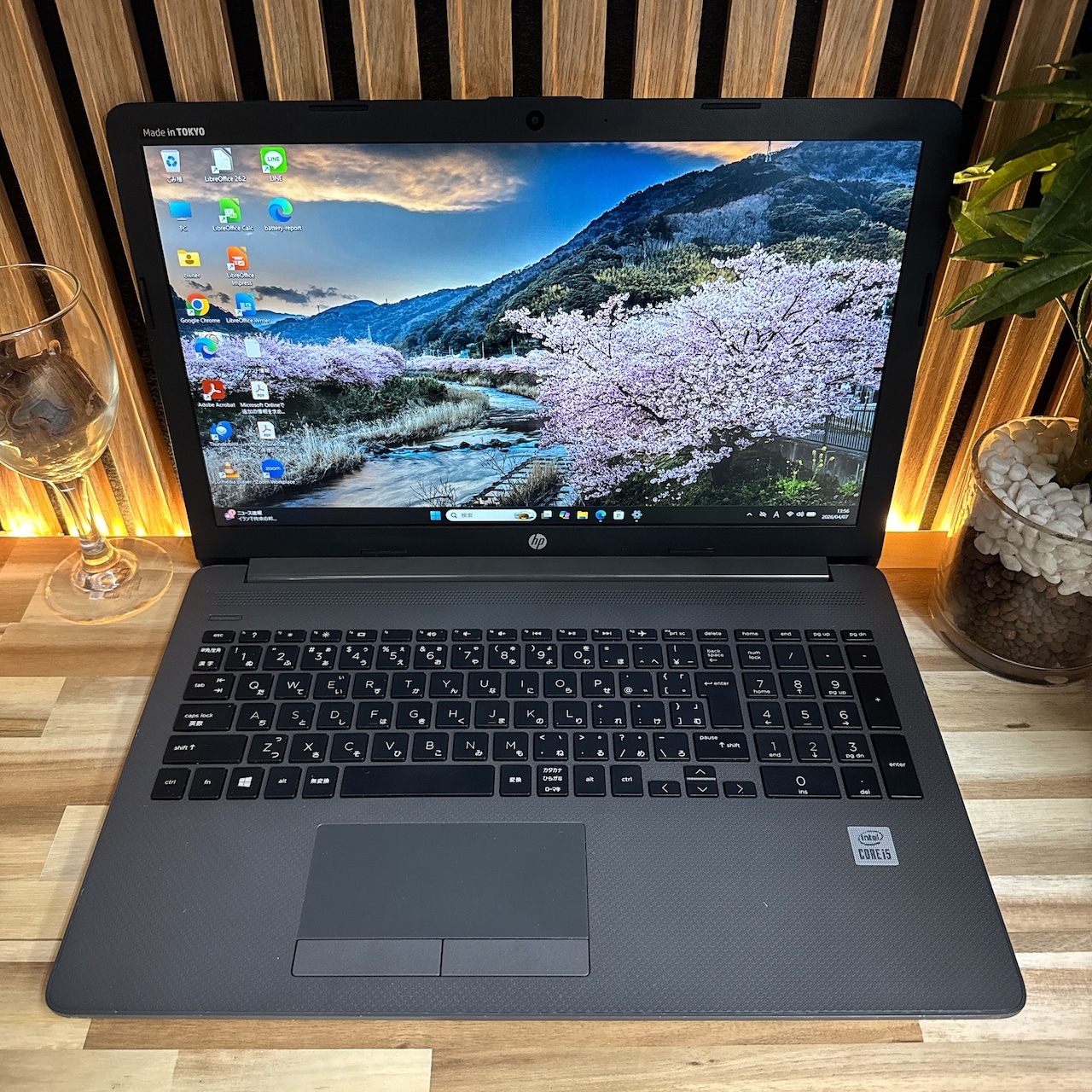 『バッテリー良好』HP 250 G7 FHD i5第10世代 メモリ8GB SSD256GB 大型液晶ノートパソコン