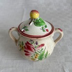 シュガーポット　リュネヴィル　蓋付き壺　調味料入れ　KG LUNEVILLE　19twf17