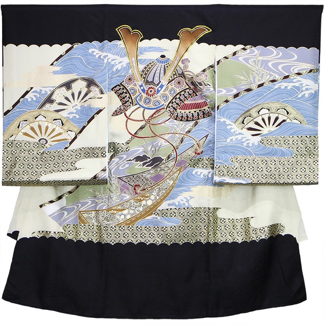 男の子産着【正絹】AL0048