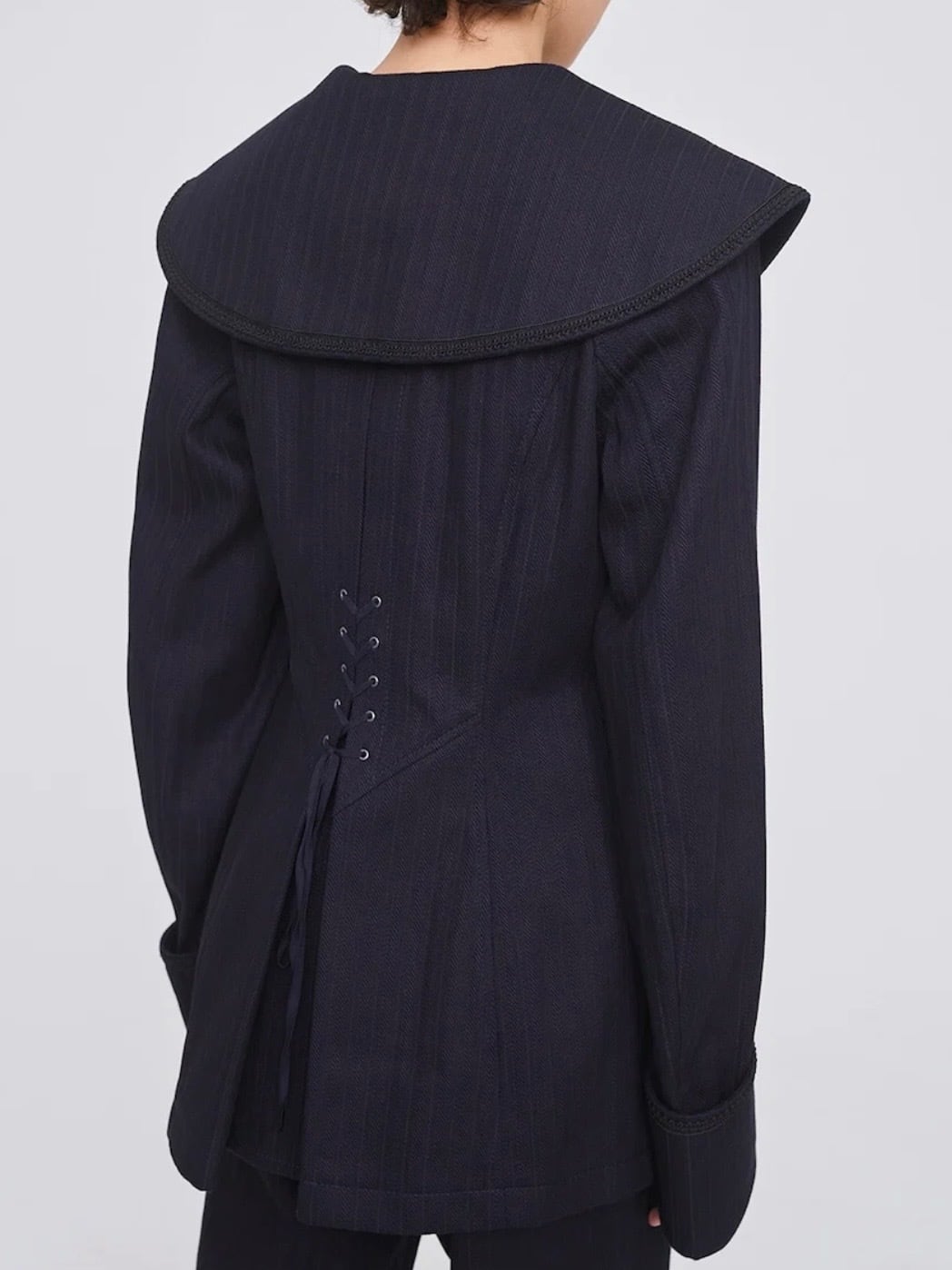 26AW | WOMEN】FETICO フェティコ / ジャケット/ STRIPE JAQUARD DENIM