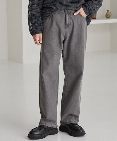 00s 日本製Levi's 505 デニムパンツ 後染めグレー ペイント加工 00s 日本製Levi´s 505 デニムパンツ 後染めグレー ペイント加工