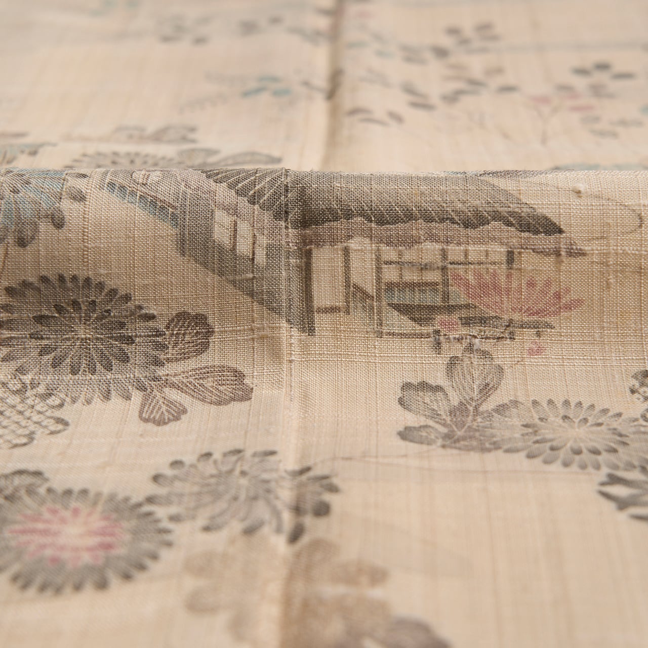 しょうざん 茶屋辻模様 総柄生紬訪問着【未着用品】 | かわの屋