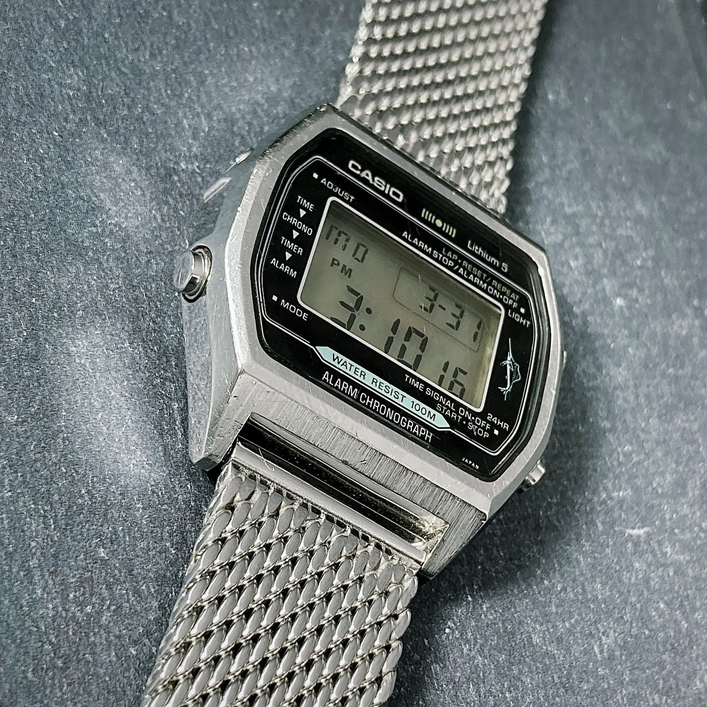 商品番号101 casio H101黒 marlin | ふるカシ時計