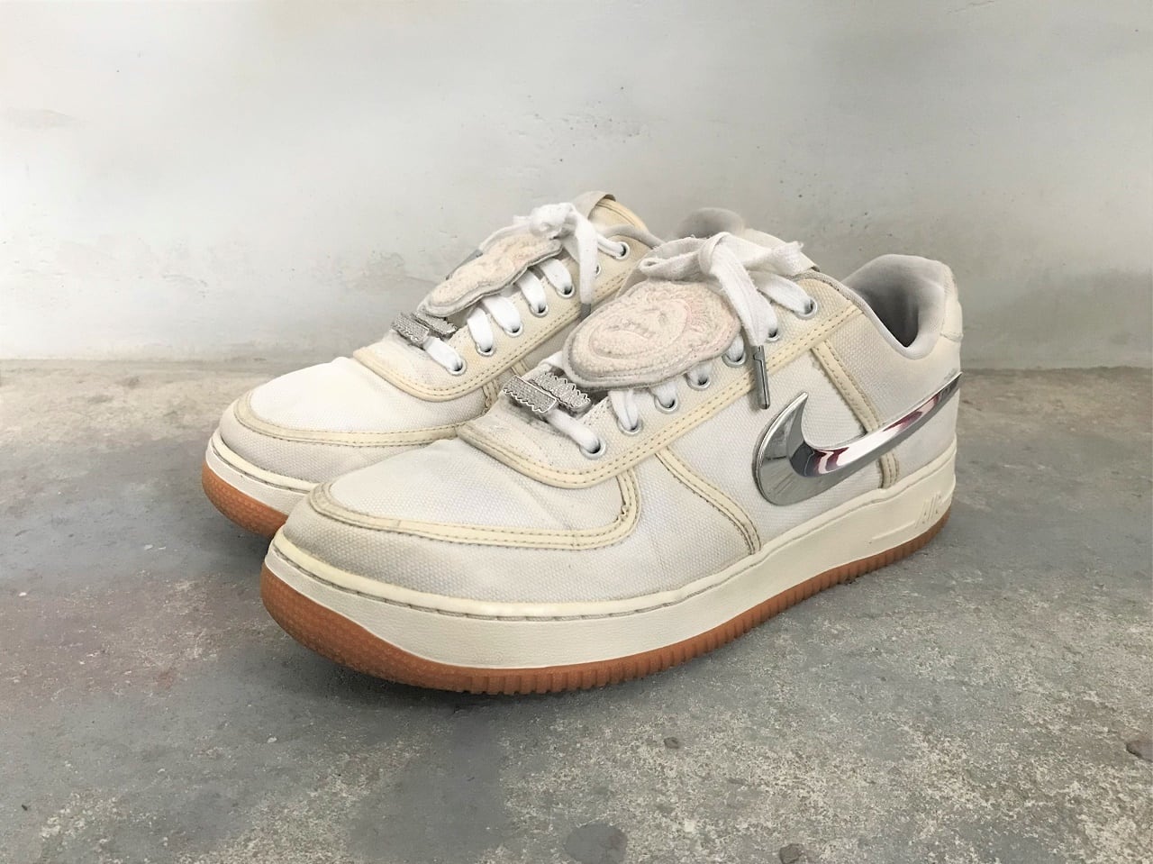 2017 TRAVIS SCOTT × NIKE AIR FORCE 1 LOW WHITE/WHITE-WHITE