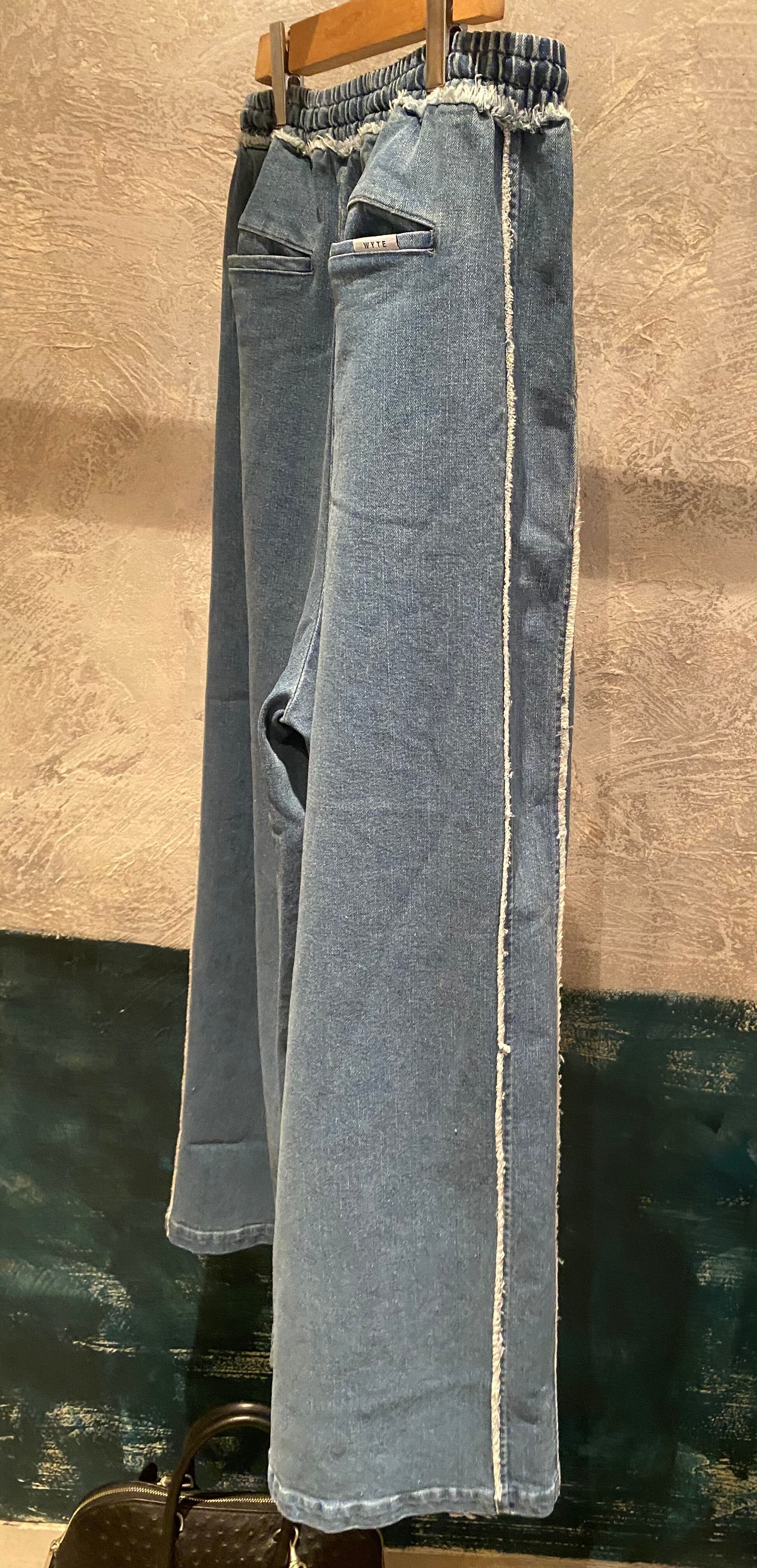 WYTE】front tuck denim pants | saumurkyoto