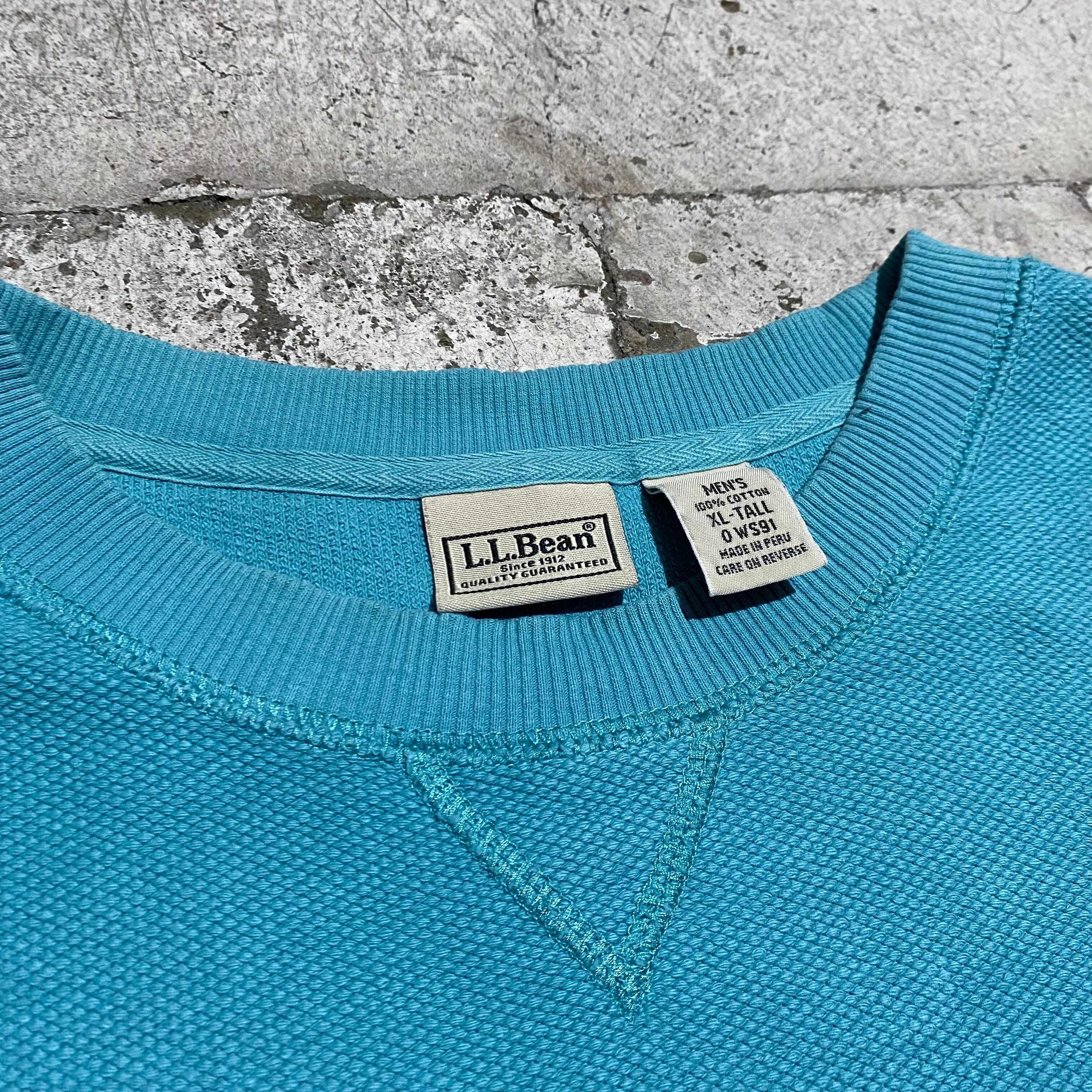 00s L.L.Bean / エルエルビーン 鹿の子 スウェット XL ティファニー 
