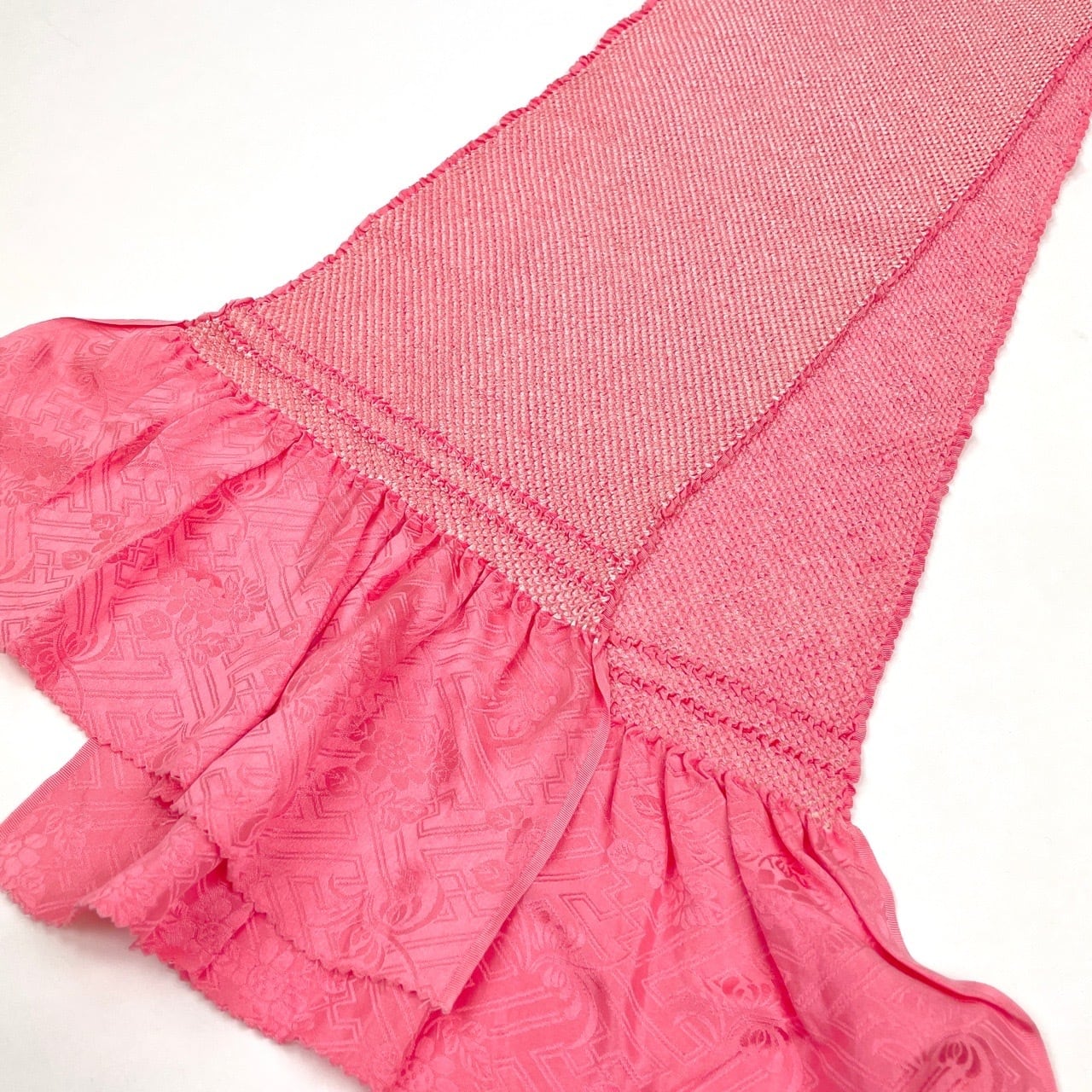 【Y190】着物 和装小物 帯揚げ 帯締め 2点セット ピンク