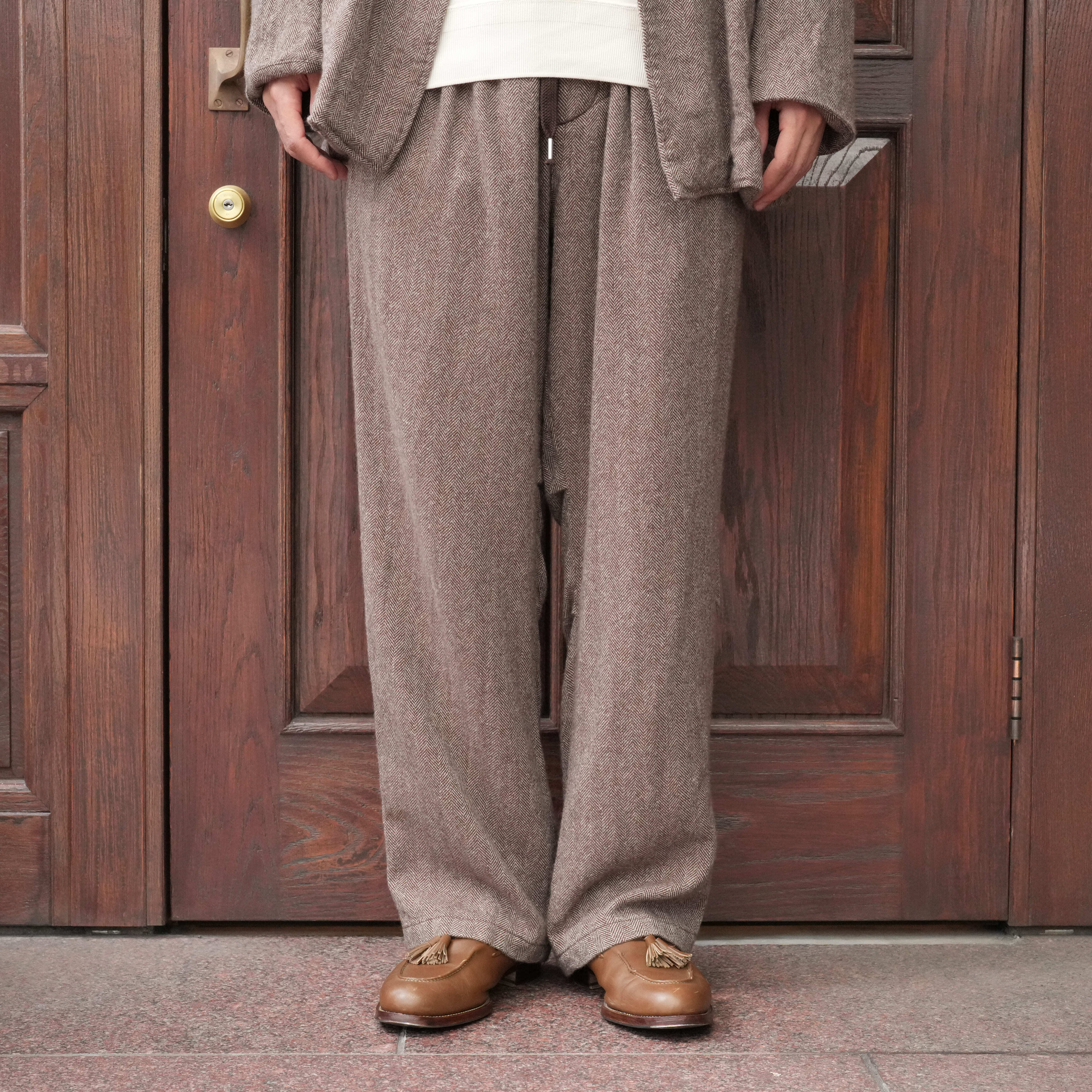 パンツ 25AW MAATEE&SONS cashmere/silk EASY PT MAATEE&SONS (マーティーアンドサンズ) 25AW 