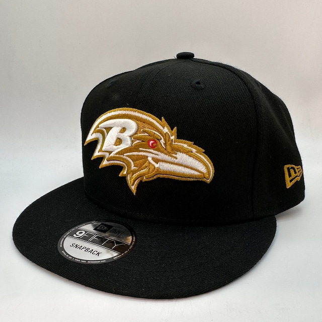 NEW ERA 9FIFTY/950　海外入荷　NFL ボルティモア・レイブンズ　ブラック/ゴールド