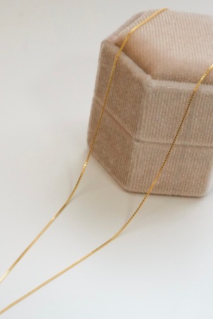 〈Near Jewelry Collection〉 0.7mm chain necklace