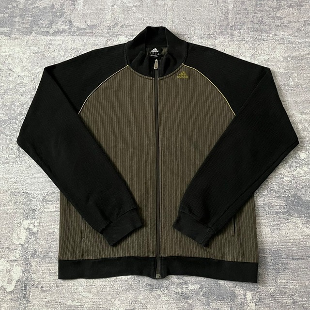 激レア】アディダス ナイロンジャケット ビッグロゴ 刺繍ロゴ XO 2XL 