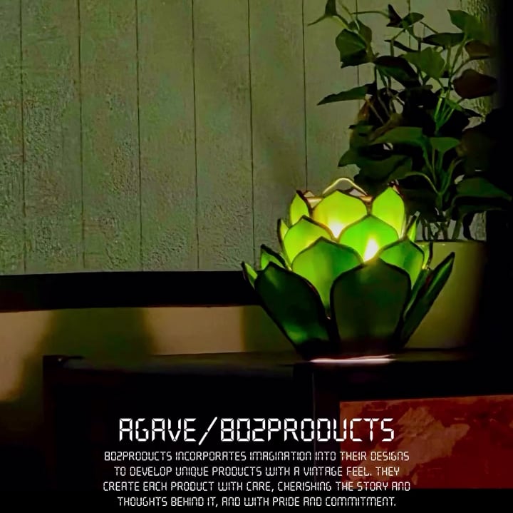 ステンドグラスシェード Agave JADE／アガベ・ジェイド 802PRODUCTS